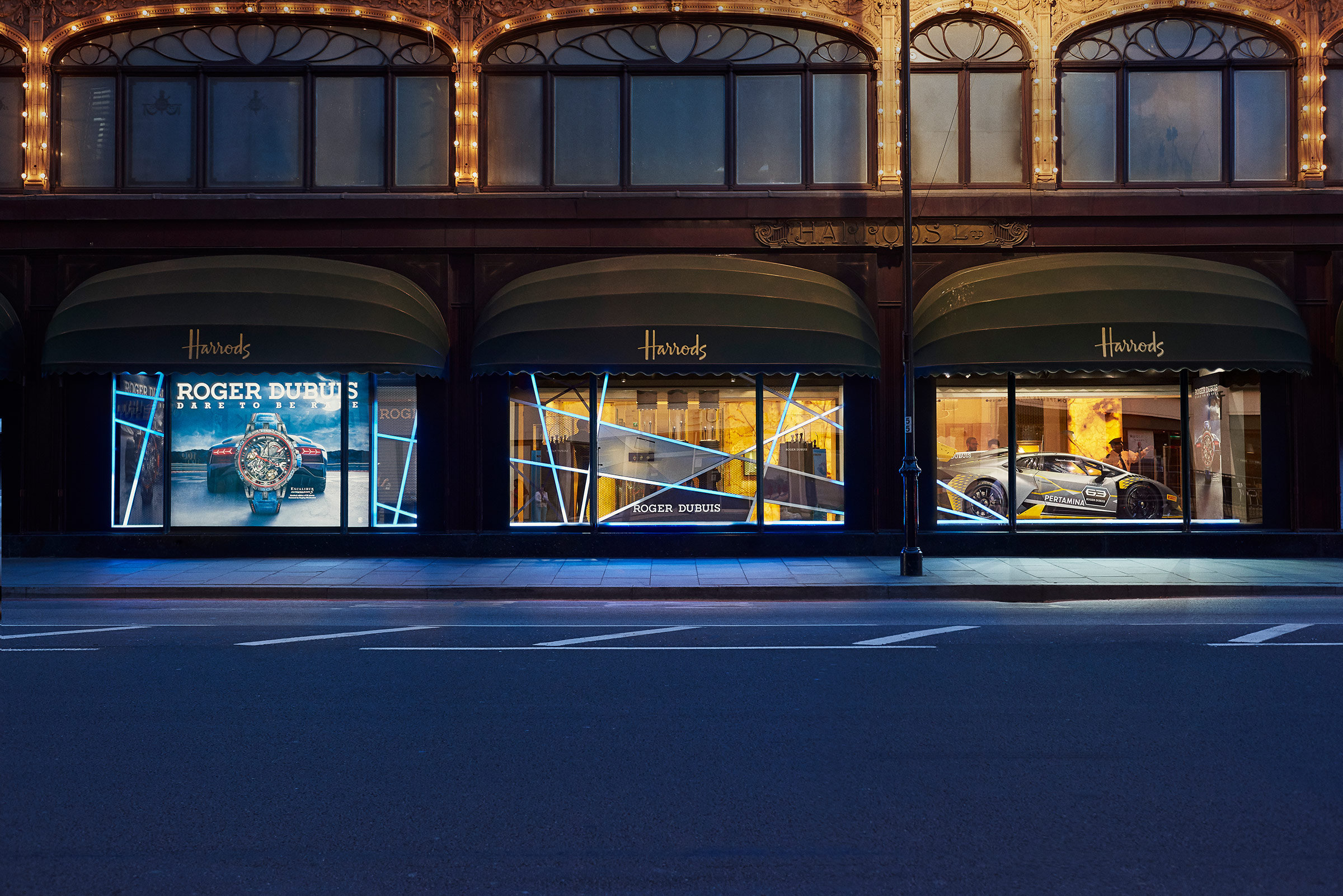 Roger Dubuis - Harrods Exhibition Windows